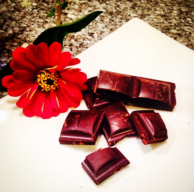 chocolate and flower