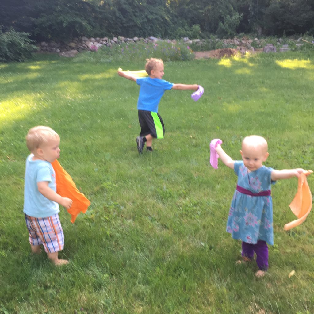 children dancing