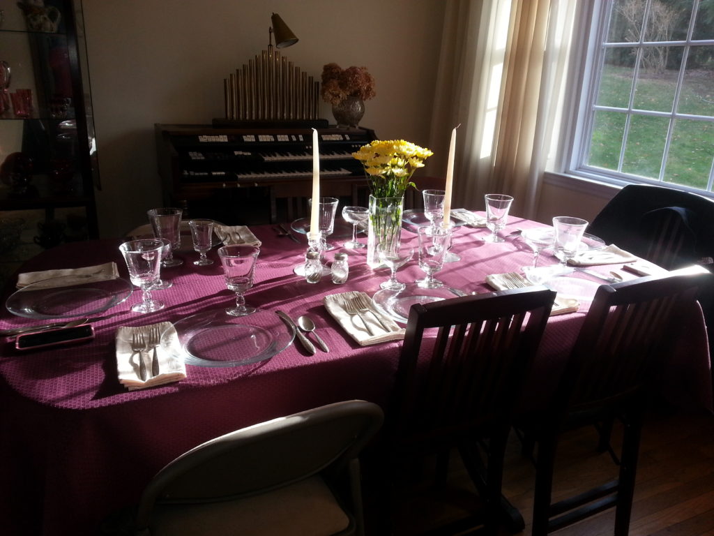 holiday table