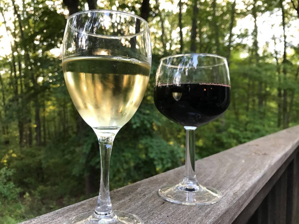 glasses of wine