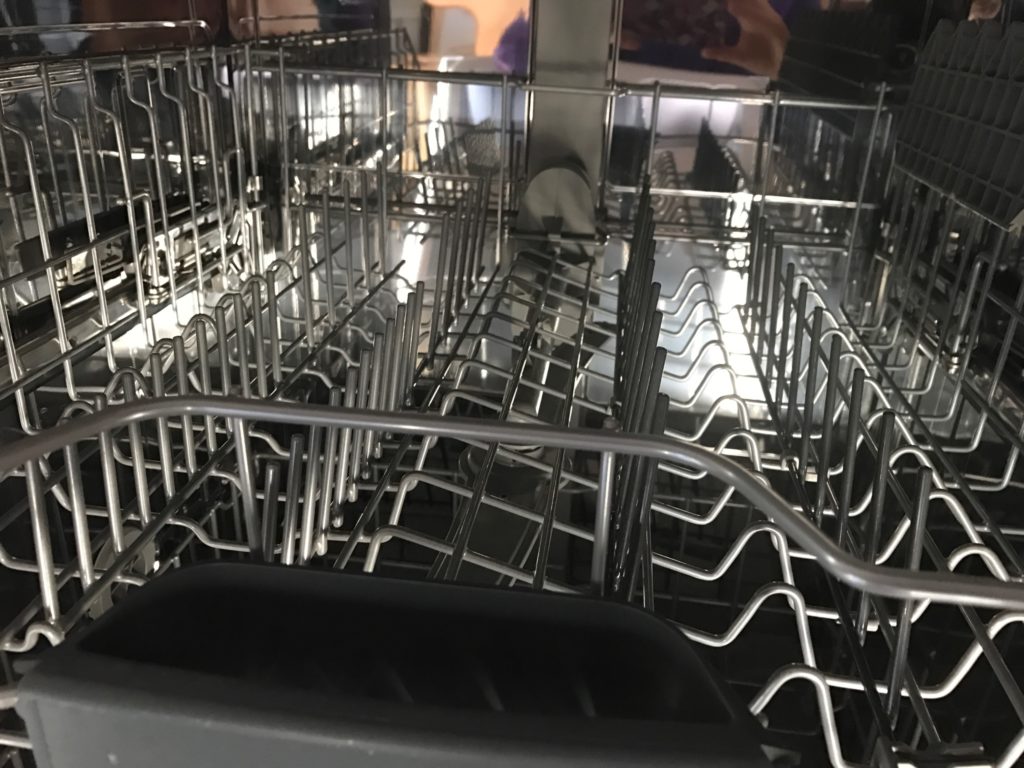 inside of a dishwasher