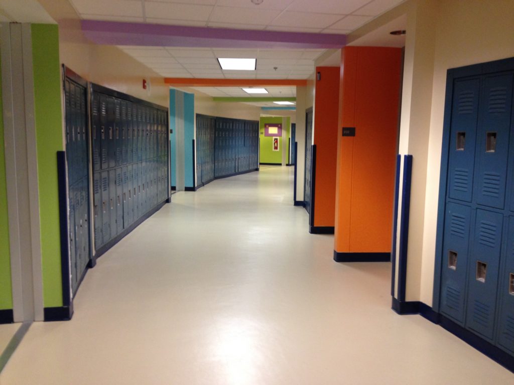 school hallway