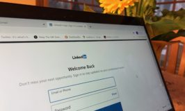 LinkedIn login page